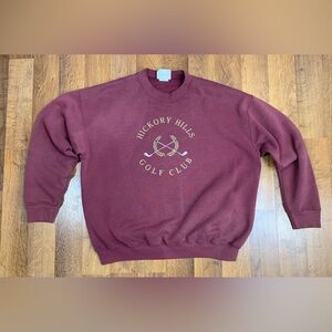 Lee Maroon Crewneck Sweater